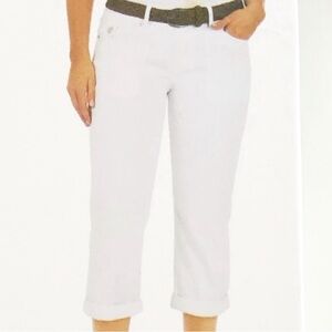NEW One 5 One White Cropped Pants Size 12